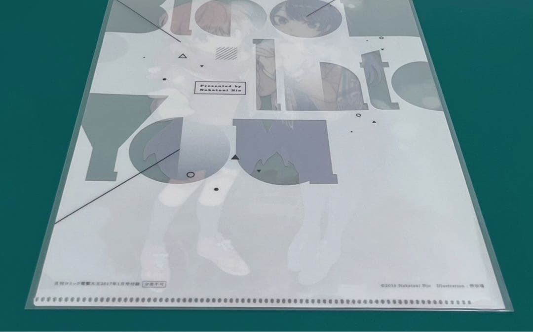 【激レア】　やがて君になる　仲谷鳰　クリアファイル　付録限定品　百合　漫画　希少