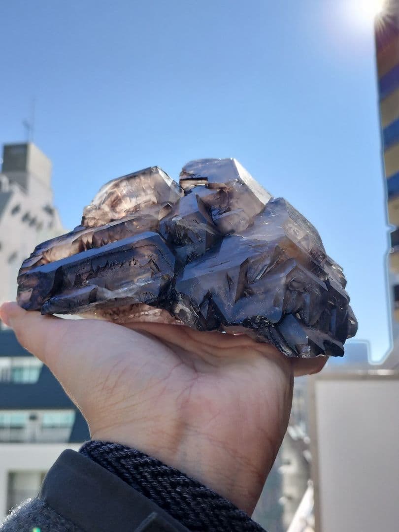 【超特価】スモーキーエレスチャル　金色のきらめき