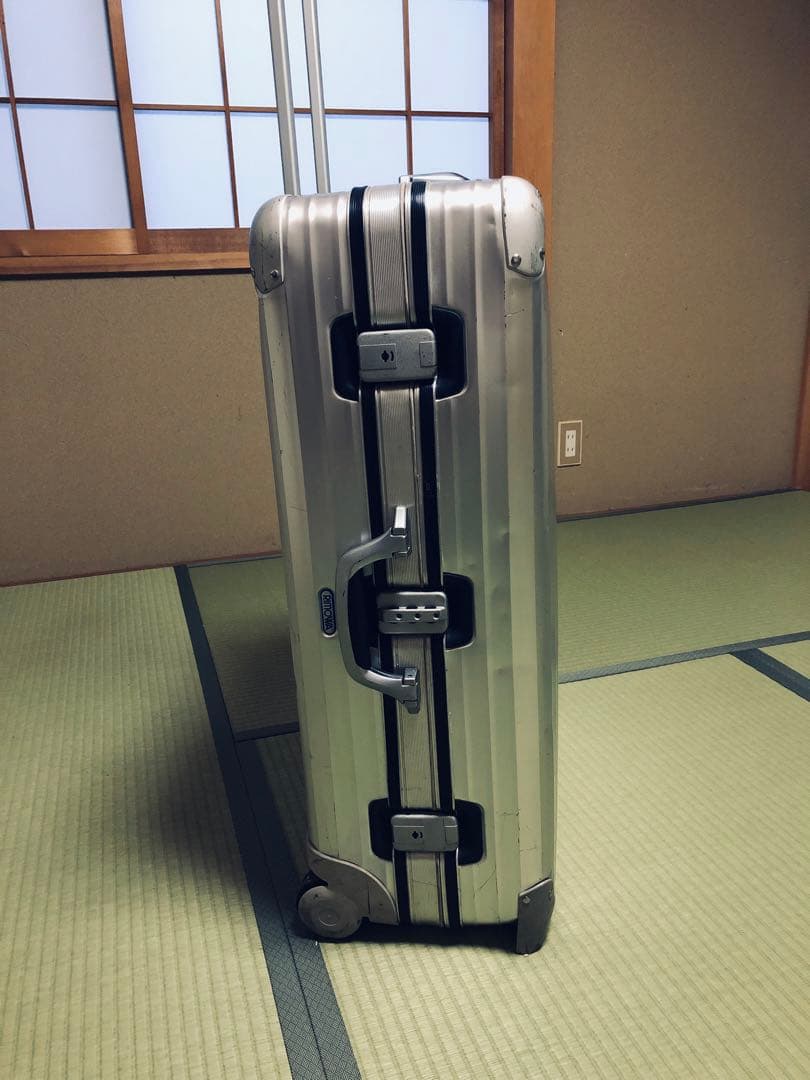 【値下げ】RIMOWAリモワシルバー スーツケース2輪キャリーケースビンテージ