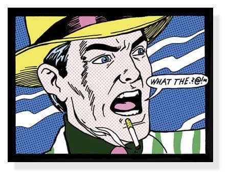 額装品/What the..?@!!/ティー バズ/アート/ポスター/インテリア