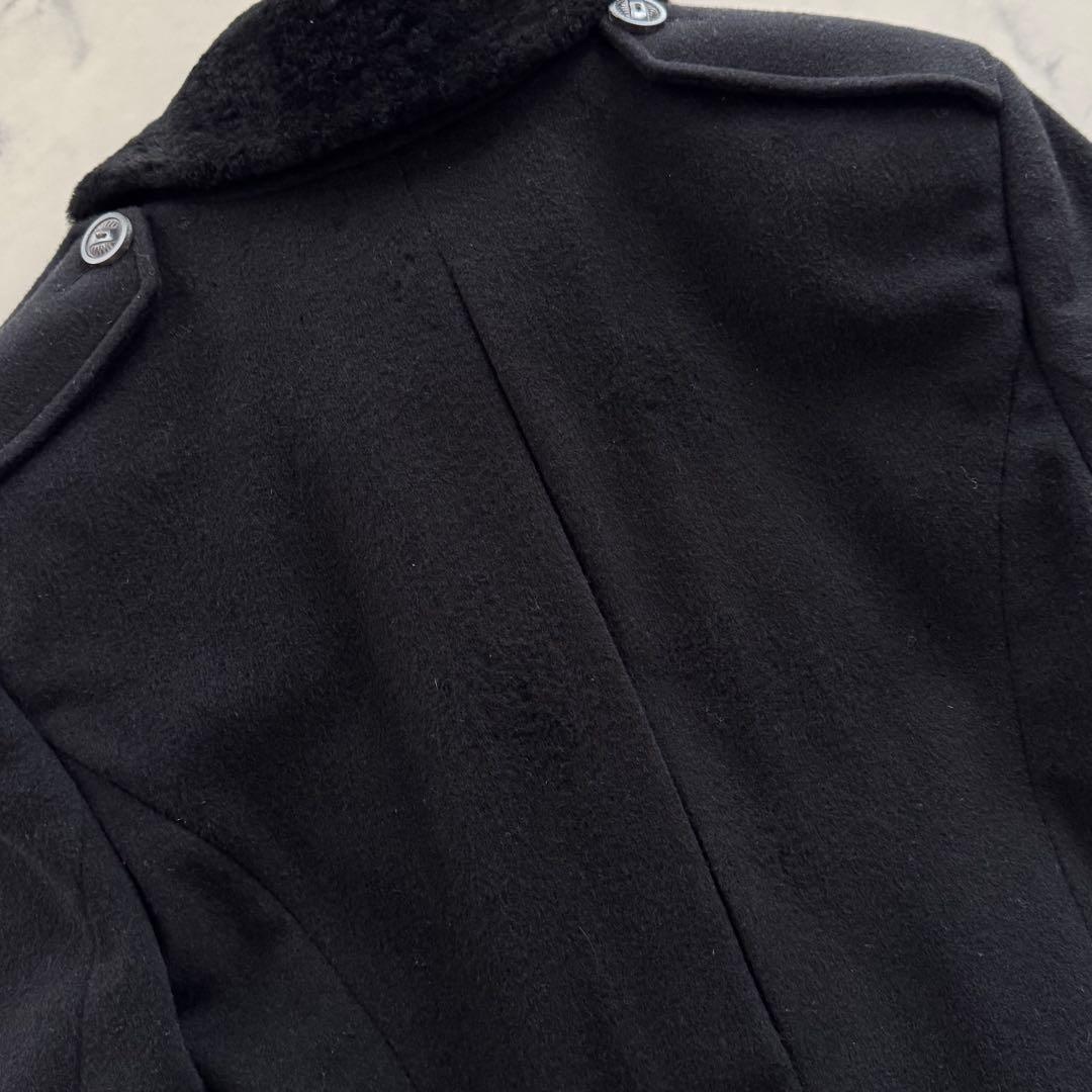 ポロラルフローレン カシミヤ混 ロングコート ナポレオンコート 2way ダブル