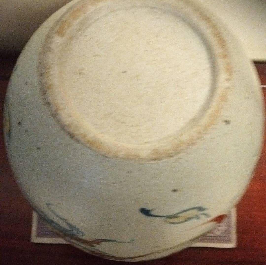 中国古玩　鳳凰紋様　壷