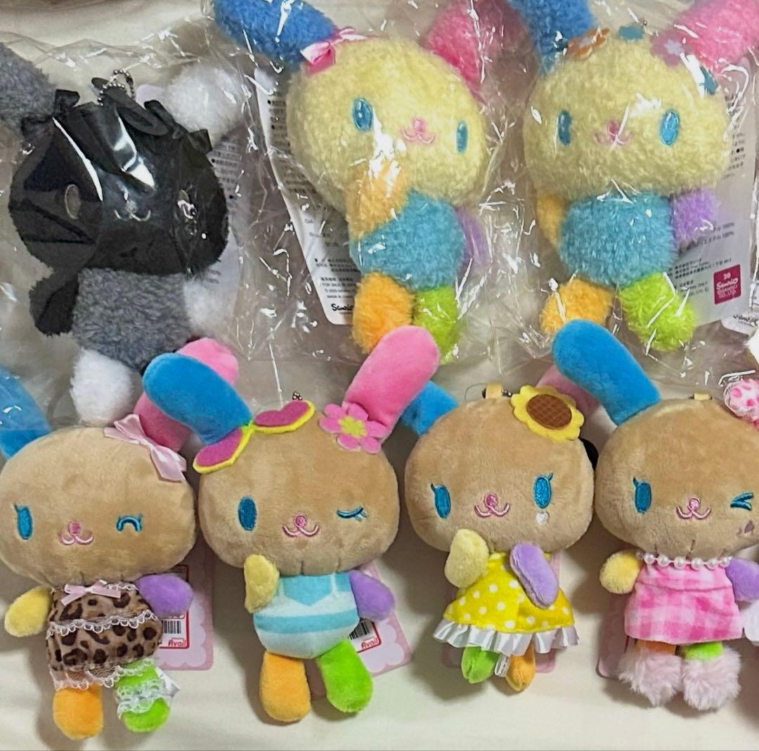 サンリオ ウサハナ マスコット アベイル しまむら avail 7set