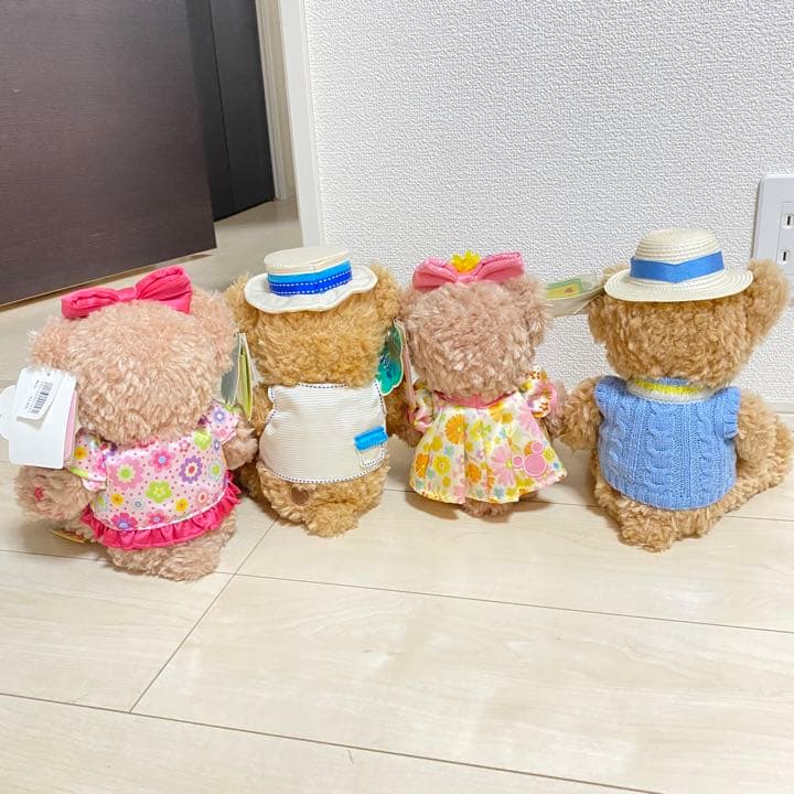 ダッフィー シェリーメイ  ss ぬいぐるみ 4体セット