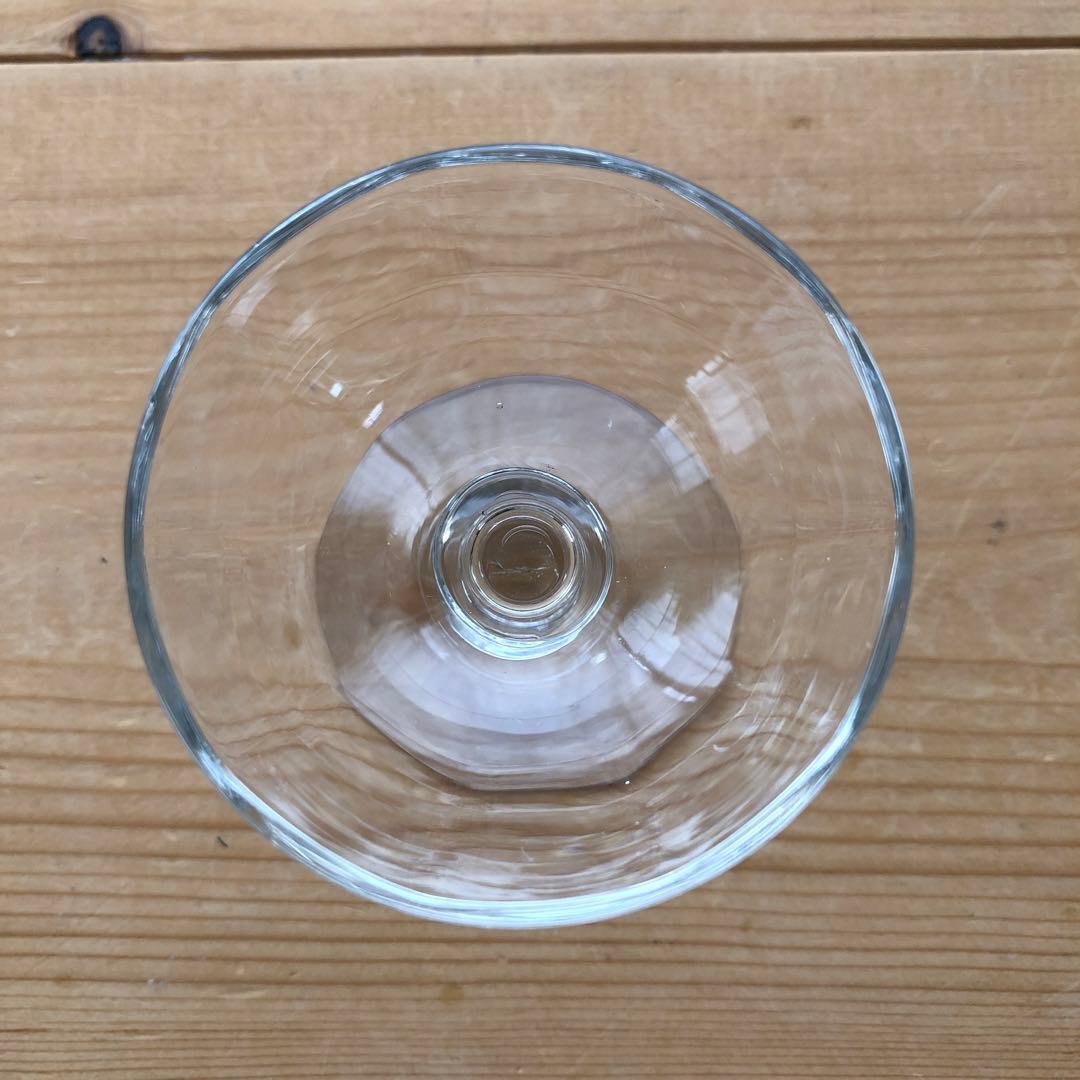 古いシャンパンクープ　２脚　食前酒・食後酒グラス　リキュールグラス　no.123