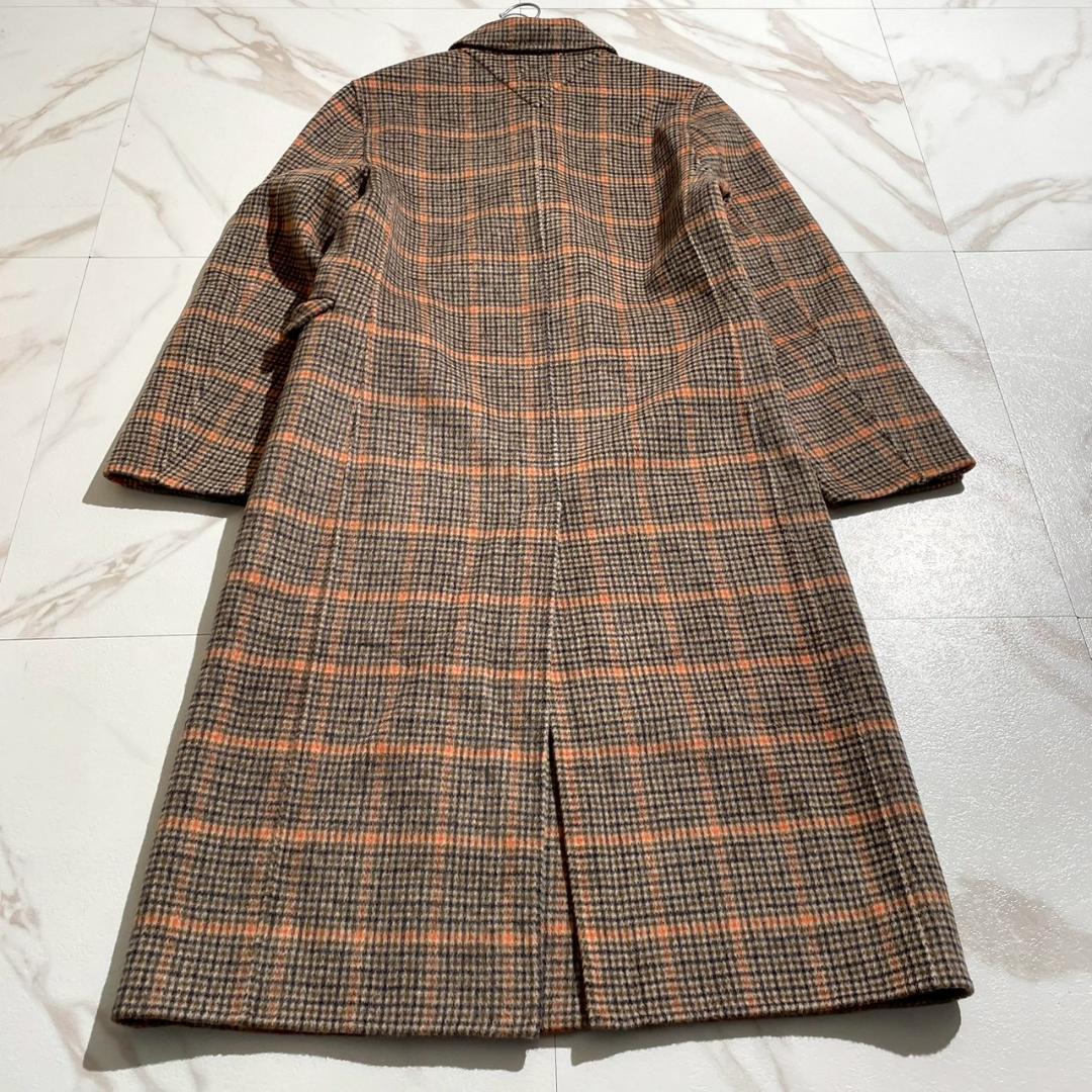 24aw　未使用　5万　トミーヒルフィガー　ウール　ダブル　チェックコート
