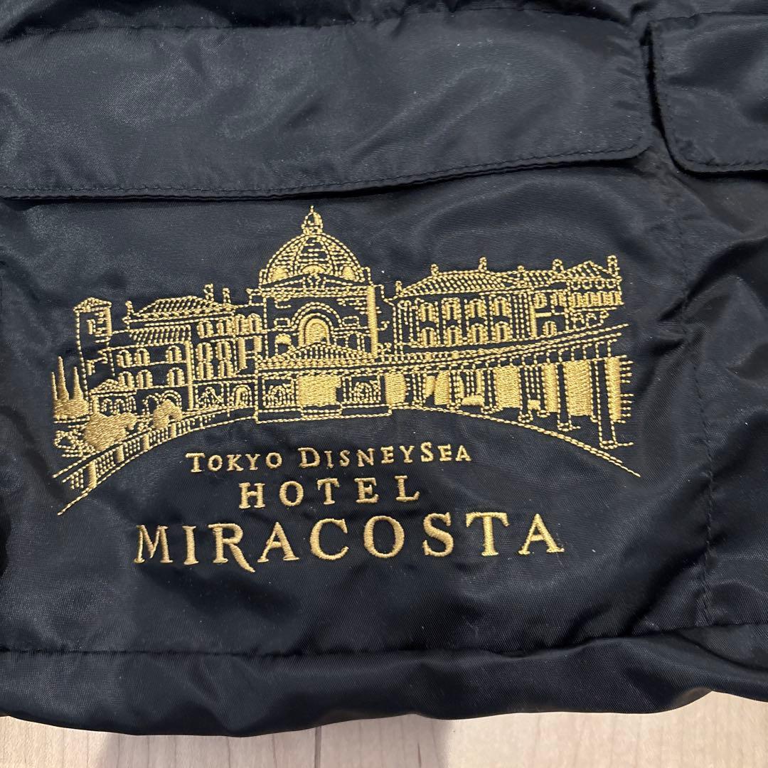 【激レア】ディズニーシー　ミラコスタ ボストンバッグ　収納ポーチ付き