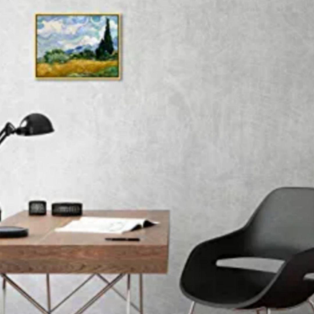 クロイヤー作品　絵画　『庭のデッキチェアに座るマリークロイヤー』　金縁フレーム付