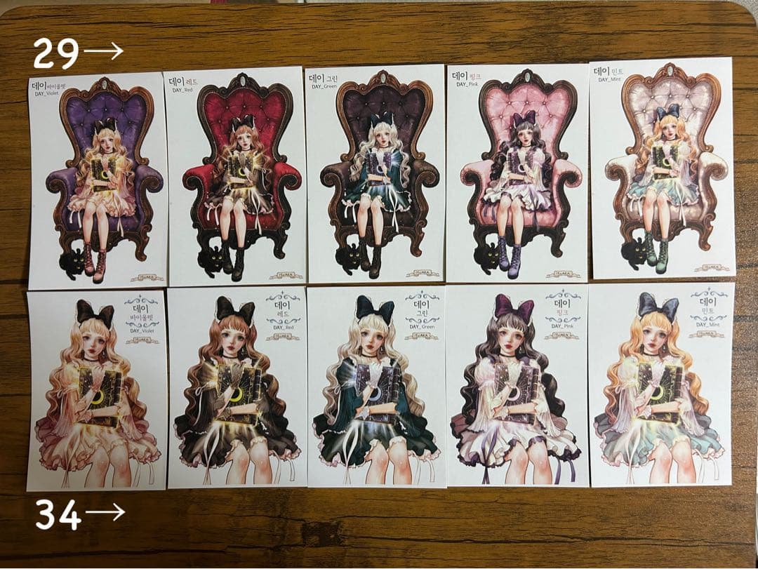 人物ステッカー　hwara様