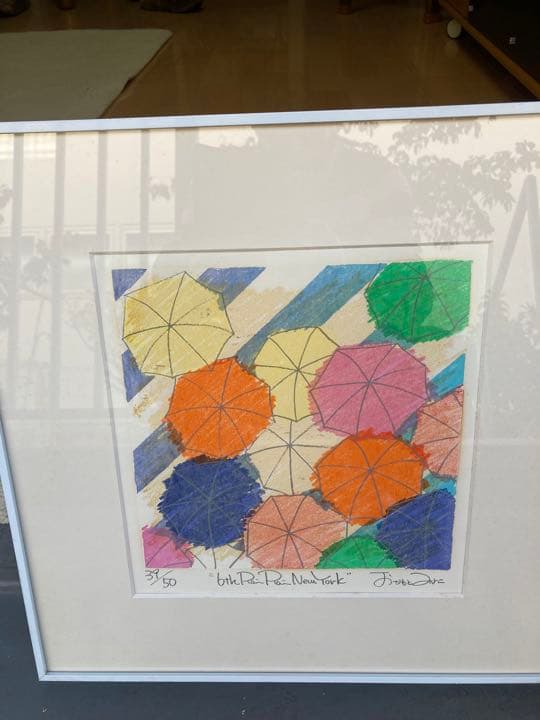 おかもとみわこ　シルクスクリーン　39/50