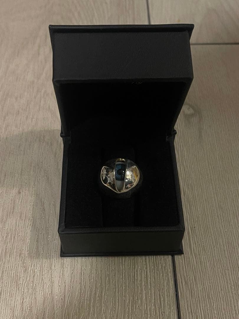 UNDERCOVER アンダーカバー 義眼アイリング シルバー系 17号