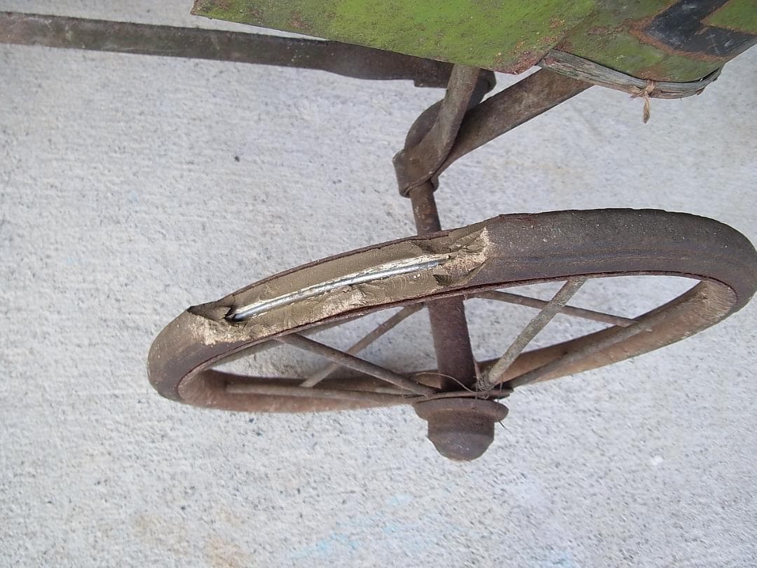 木製/ブリキ　子供用　ペダルカー　時代不明　アンティーク　レトロ