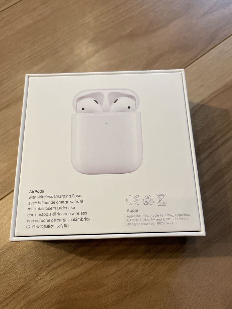 【値下げ】AirPods 本体 ワイヤレス充電ケース付き