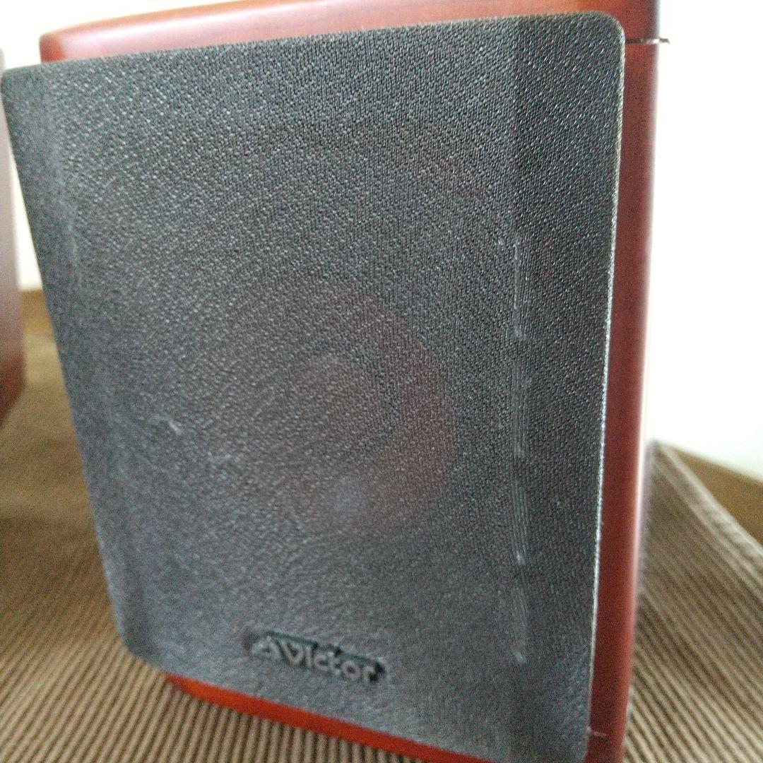 Victor ウッドコーン レッド スピーカー