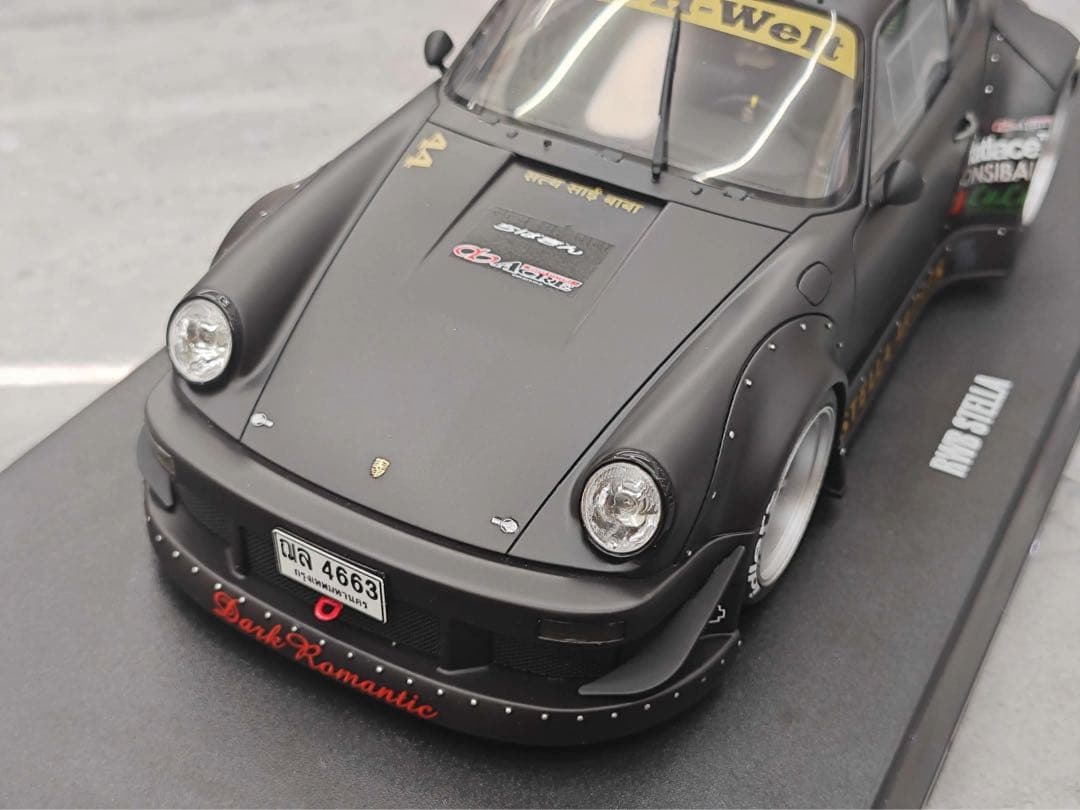 ハ*ル様 GT Spirit 1/18 ポルシェ 964 RWB ミニカー マッ