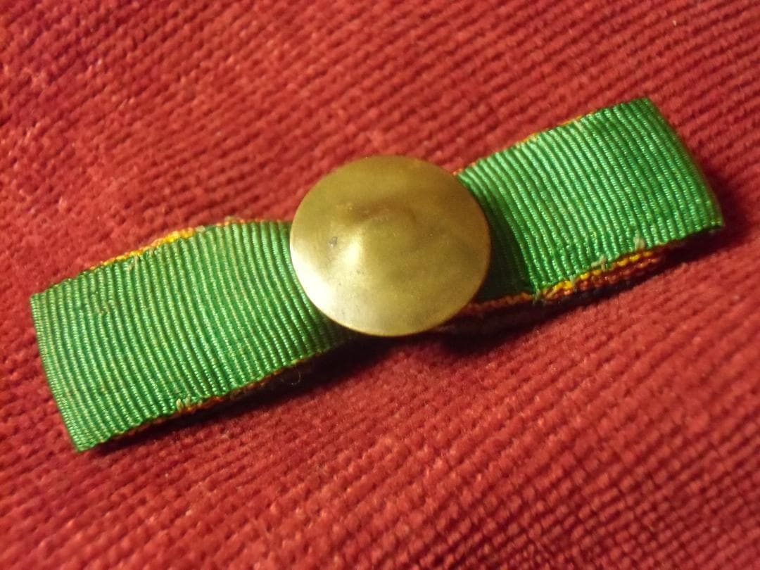 Ｗドイツ軍/プロイセン王国＊将官/将校用９連ボタン穴略綬（実物）