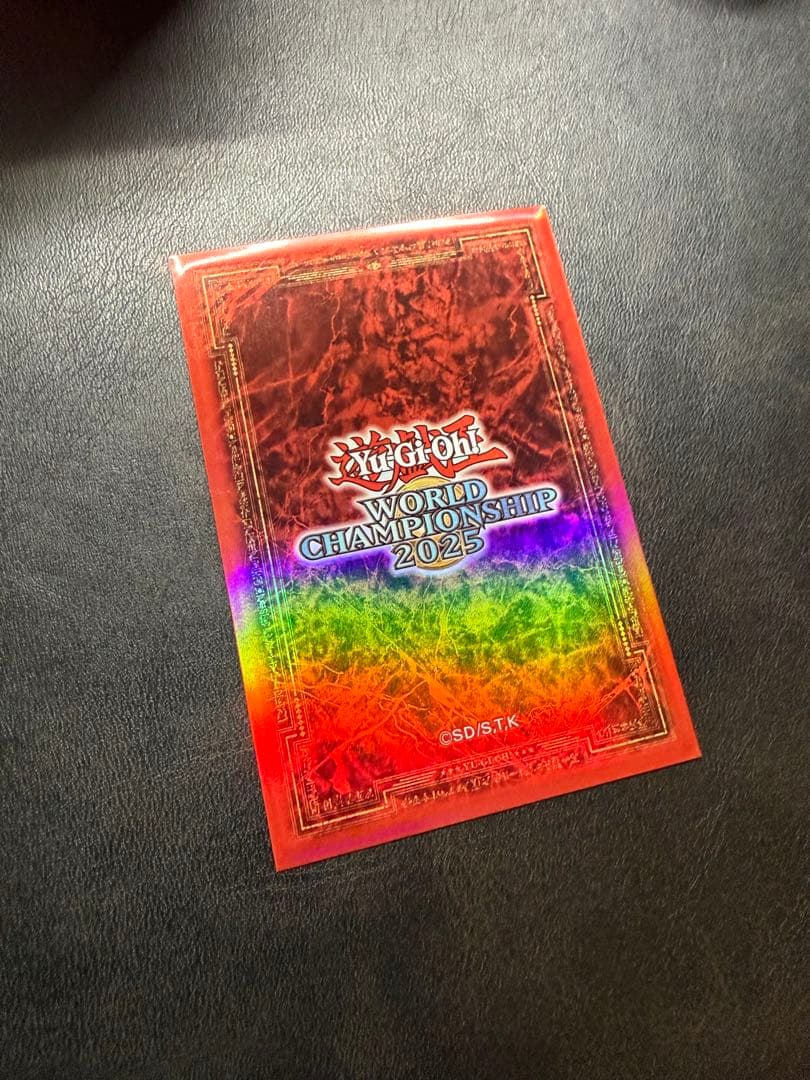 遊戯王　WCS2025 スリーブ 赤　公式 100枚