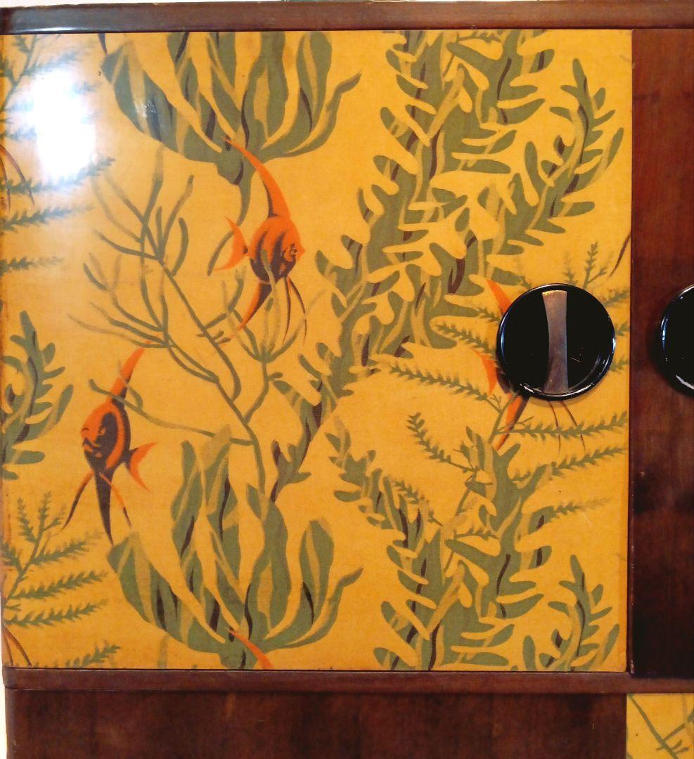 昭和レトロ　箪笥　キャビネット　金魚　着物　着物箪笥 キッチュ