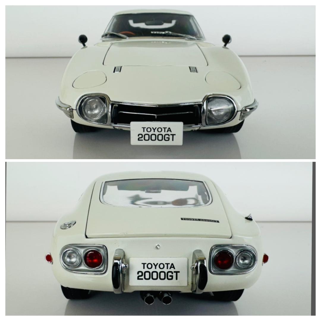 美品 1/18 オートアート トヨタ 2000GT クーペ ホワイト