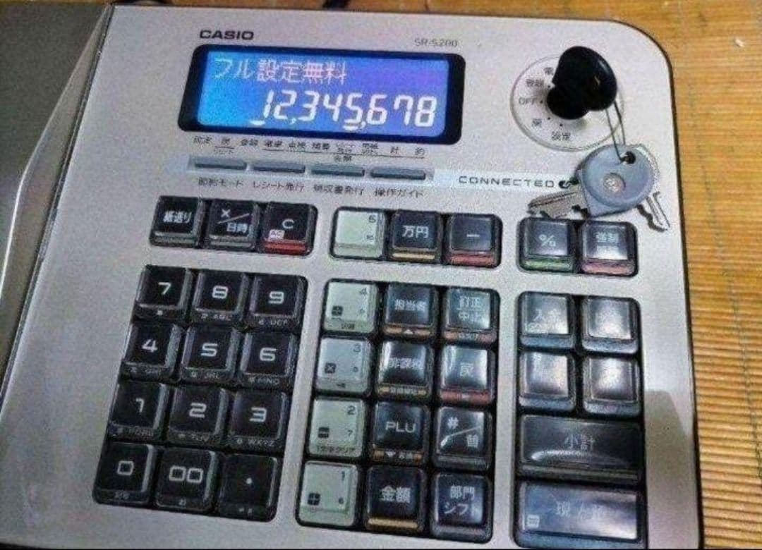 カシオレジスター　SR-S200　最新機種　スマホ設定売上管理　003222
