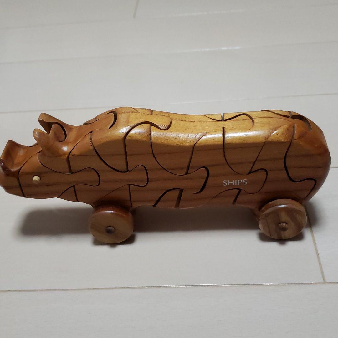 【激レア】SHIPS ノベルティ 木製立体パズル