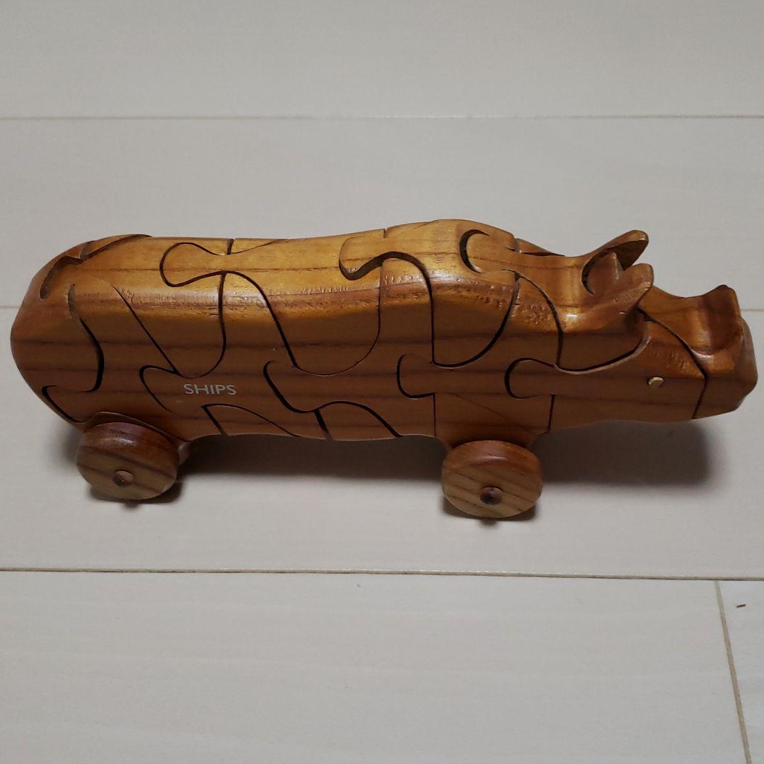 【激レア】SHIPS ノベルティ 木製立体パズル