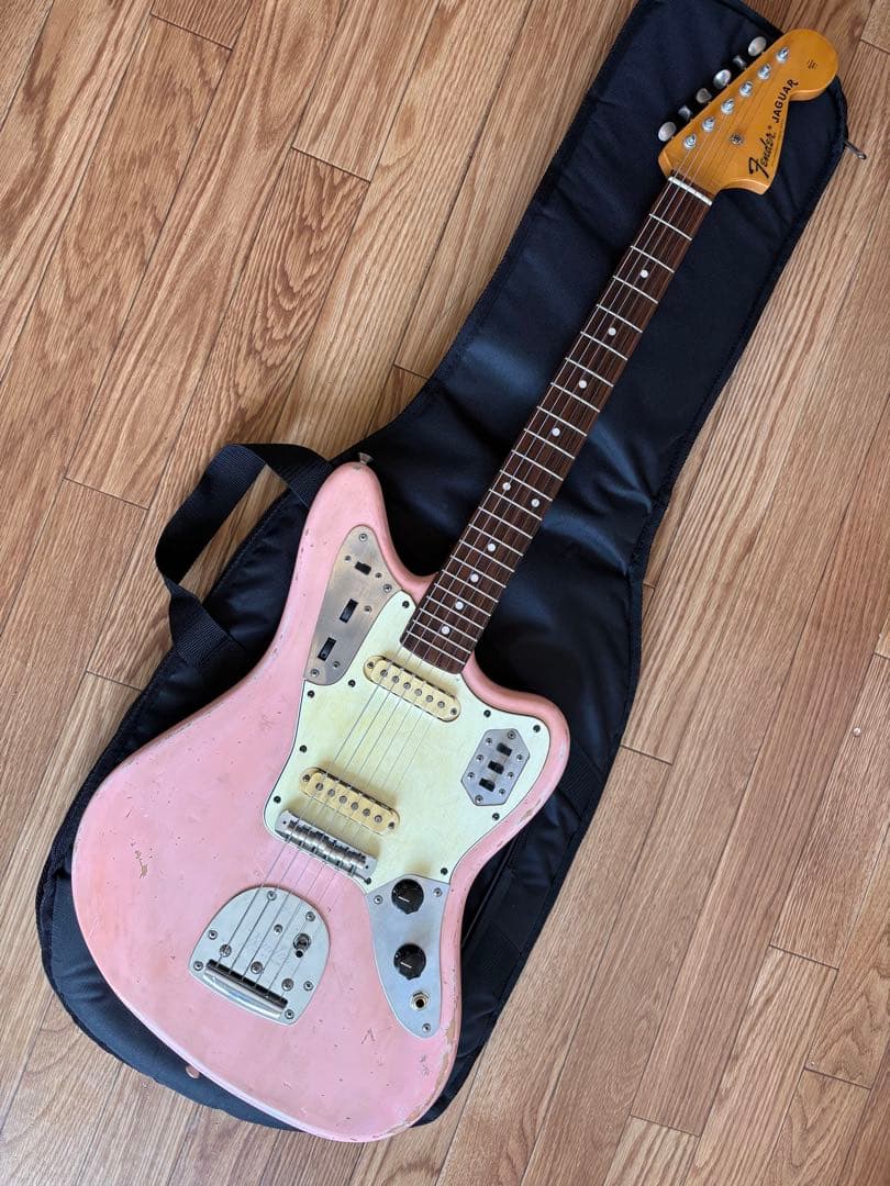 Fender Japan JG66 jaguar ピンク　ラッカー塗装　レリック