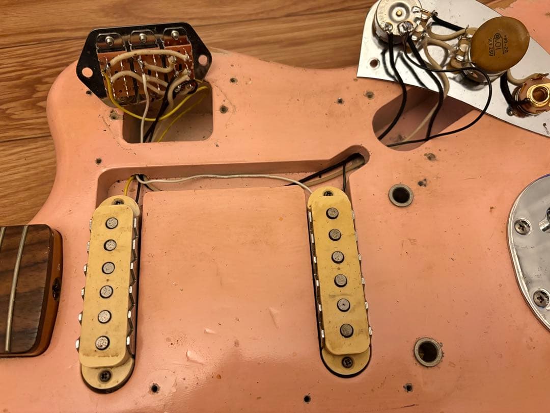 Fender Japan JG66 jaguar ピンク　ラッカー塗装　レリック