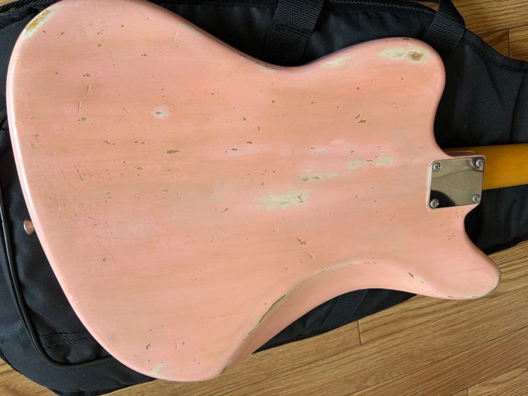 Fender Japan JG66 jaguar ピンク　ラッカー塗装　レリック
