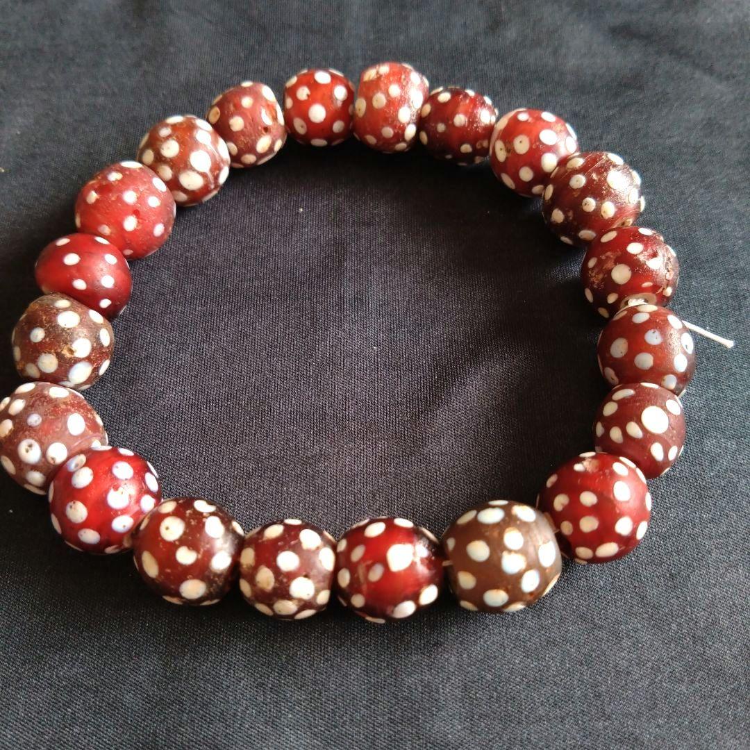 アンティークビーズ　スカンク20個（1800〜1900年代）