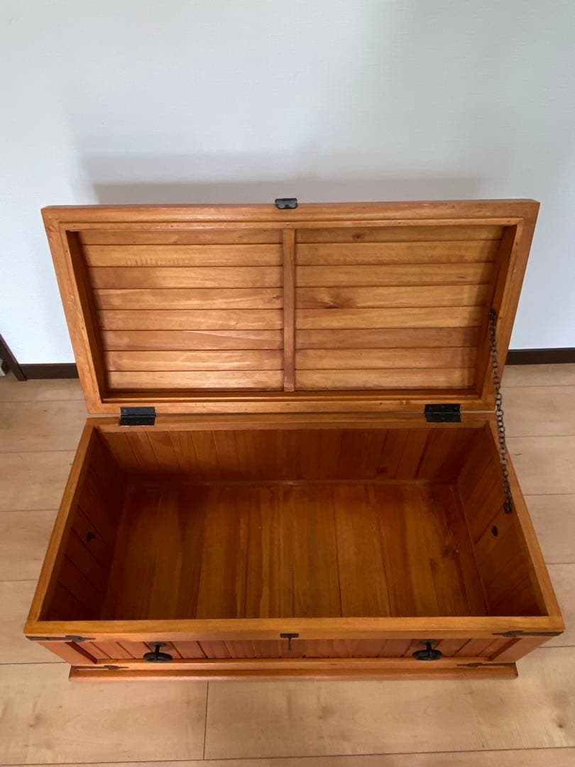 宝箱　大きいサイズ　アンティーク　木箱　海賊