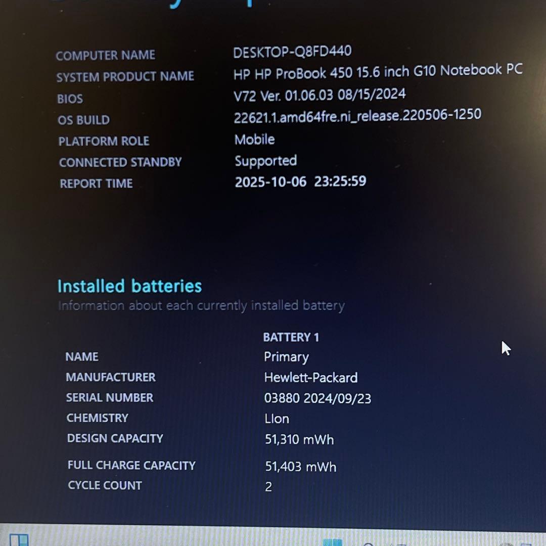 Windowsノート本体 #889 HP ProBook 450 G10 i5-1334U 16GB