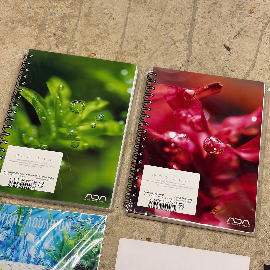 ★希少【新品、セット販売】ADA クリアしおり、リングノート、ステッカー