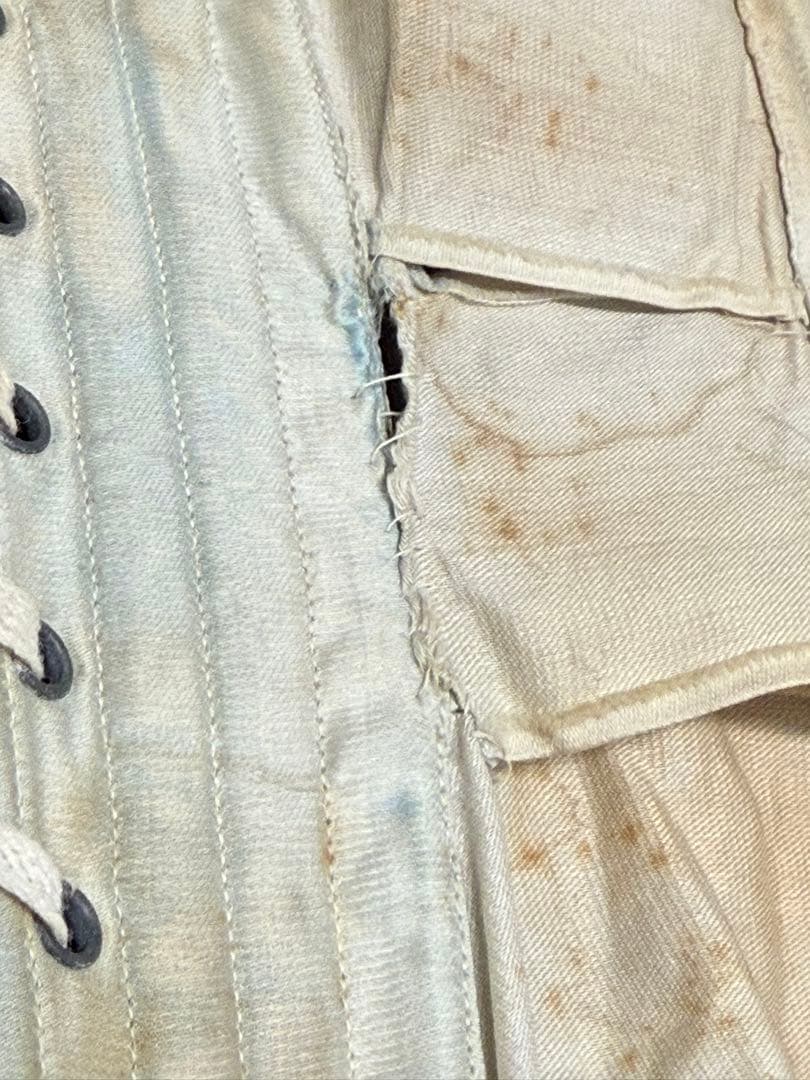 1900年代初期　フランスアンティーク　小さなコルセット　ドール・テディベア用