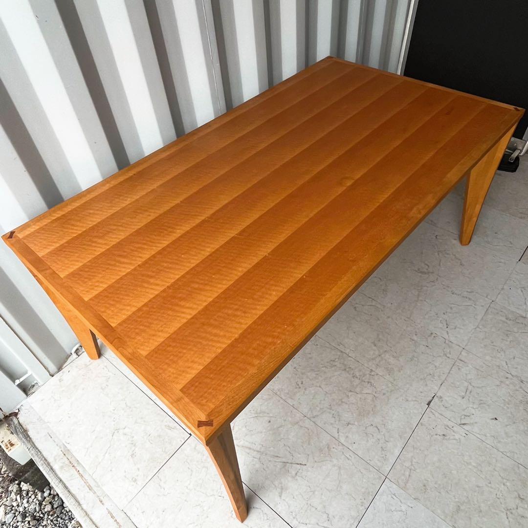 取付無料！アクタス 朝日木工 ボスコ 北欧風天然木引き出し付きダイニングテーブル