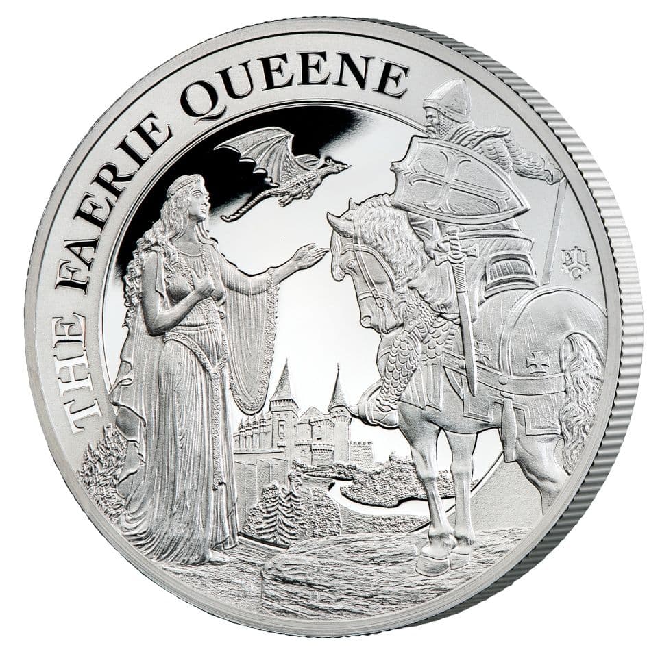 2022年 セントヘレナ フェアリークイーン 1オンス プルーフ銀貨 PF69