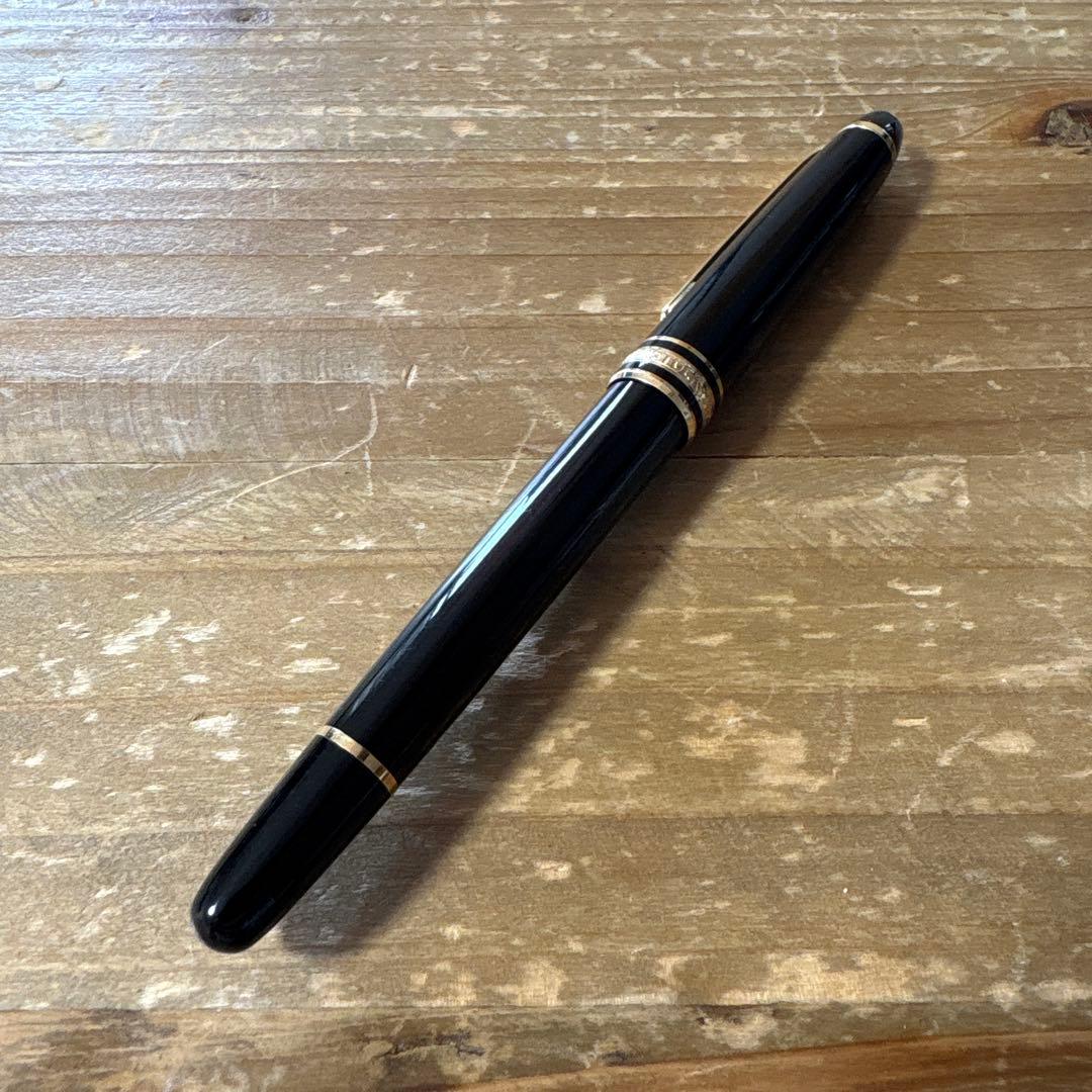 お*よ様 モンブラン 164 クラシック ブラックx ゴールド ボールペン