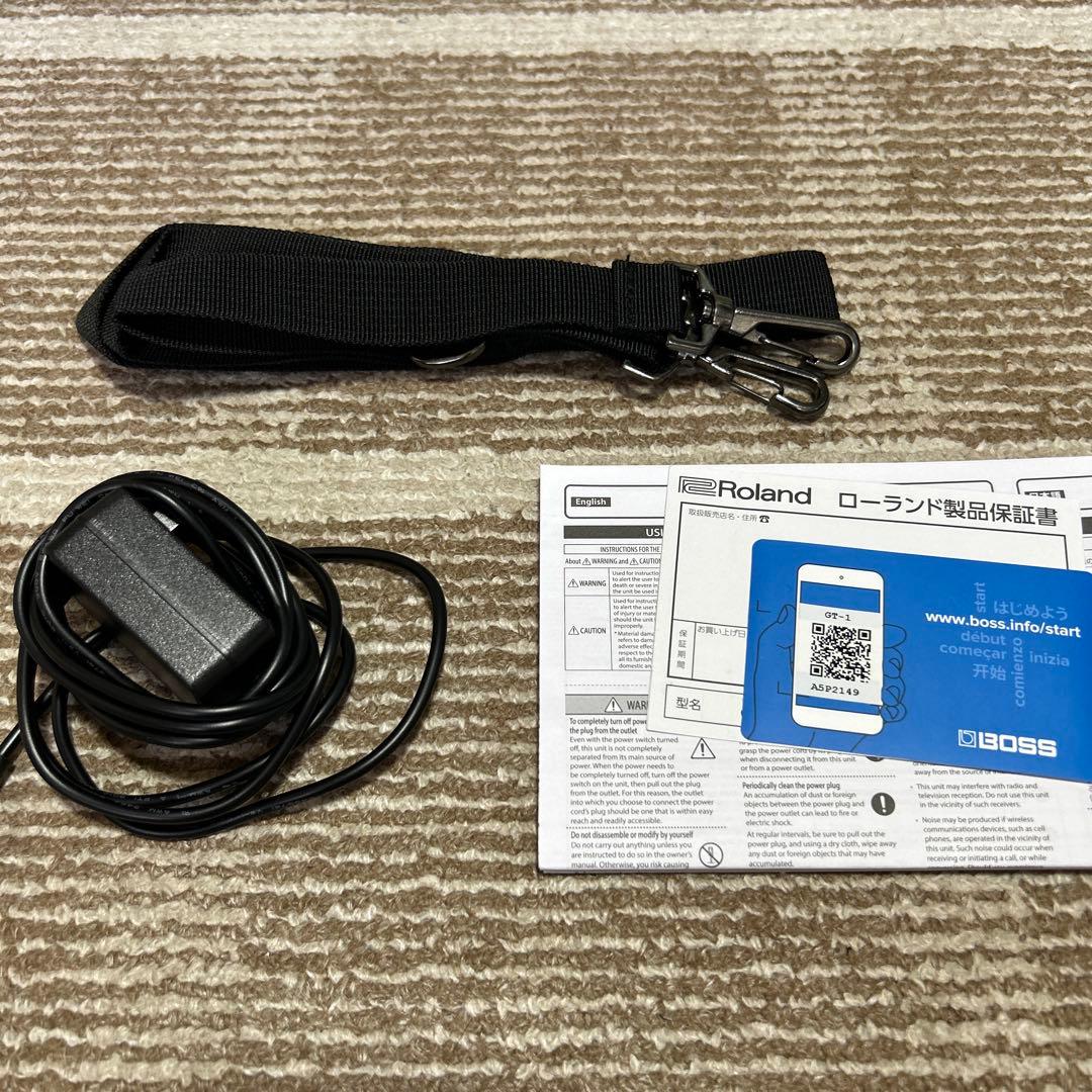 BOSS GT-1 マルチエフェクター　ケース、箱、取説付