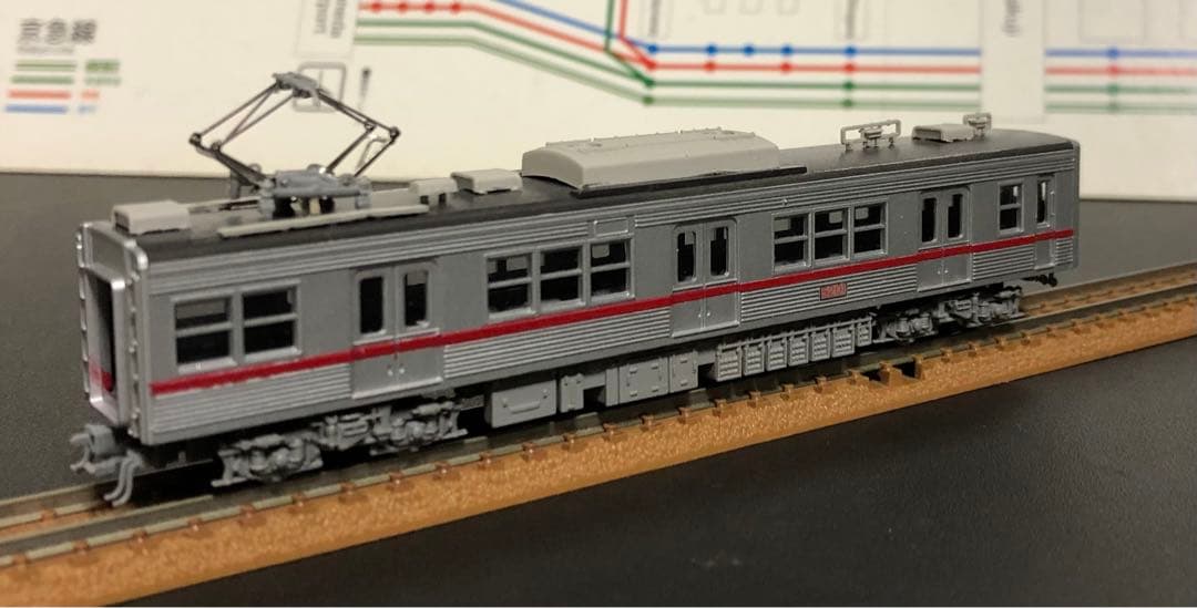 管理番号1599 都営5200形 Nゲージ未塗装キット組立品4両