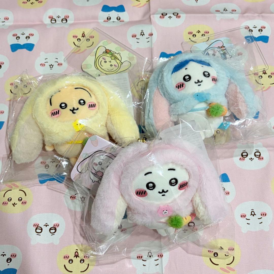 台湾限定　ちいかわ　うさぎ　ハチワレ　ロップイヤーなマスコット