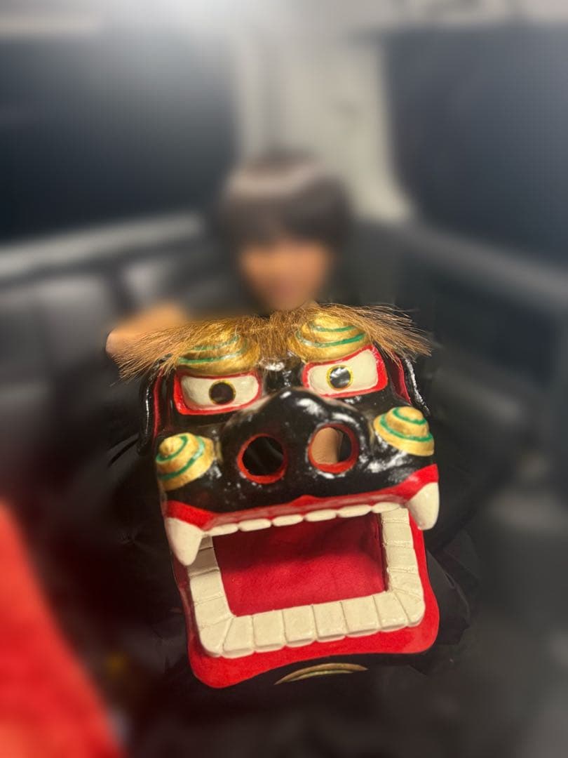 沖縄　獅子頭　子供用　#沖縄 ＃エイサー ＃獅子舞