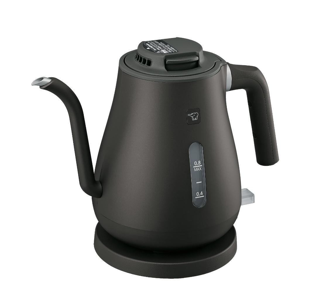 象印マホービン 電気ケトル 0.8L 細口 セピアブラック CK-LA08-BZ