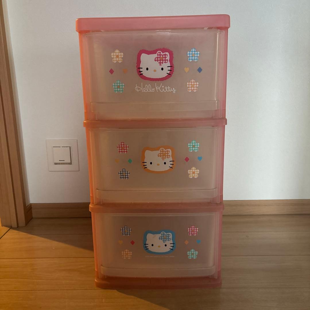 ハローキティ　収納ボックス　サンリオ