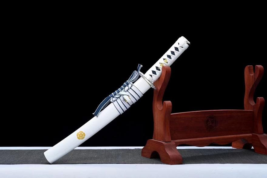 【白桜】 日本刀 模造刀 居合刀 武士道 武蔵 鑑賞用 手鍛造打