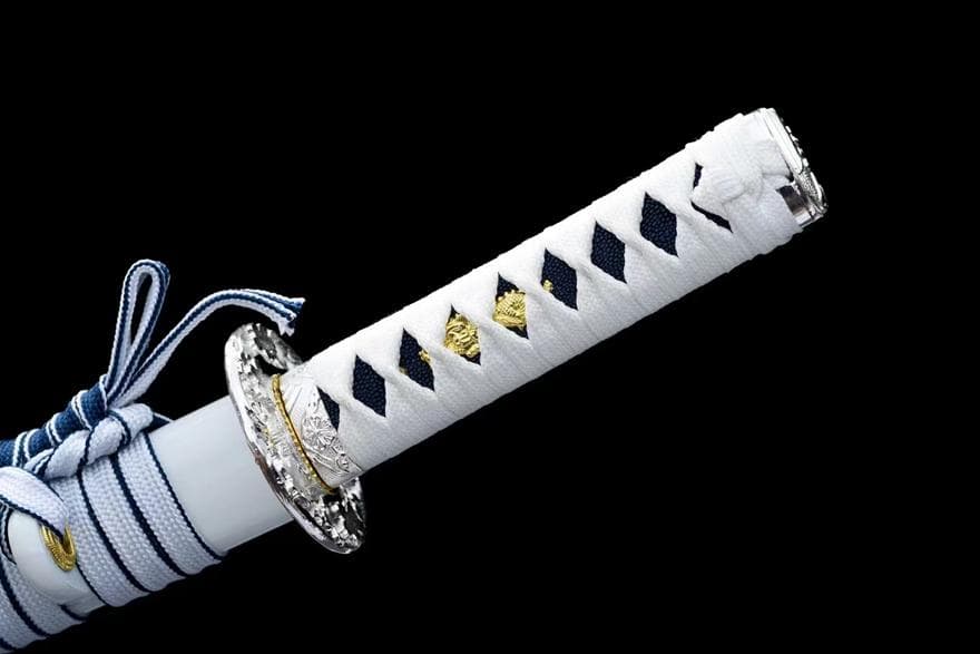 【白桜】 日本刀 模造刀 居合刀 武士道 武蔵 鑑賞用 手鍛造打