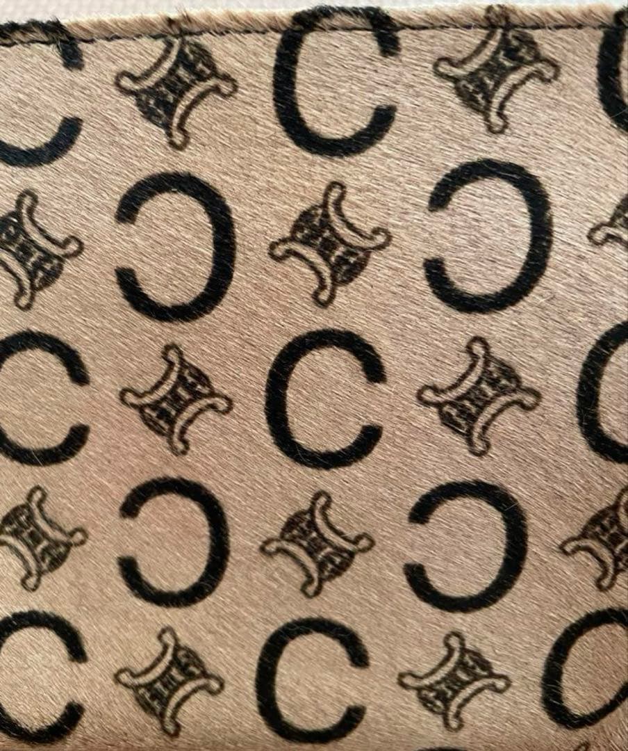 新品未使用　セリーヌ　ハラコのポーチ