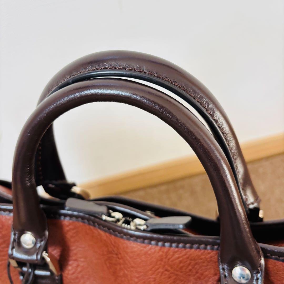 STEFANOMANO オールレザー　ブリーフケース　ビジネスバッグ　アルチェ