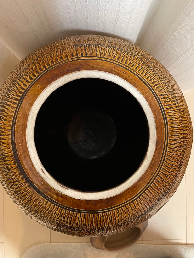 小鹿田 坂本茂木 作 高さ50cm 大壺 民藝　小鹿田焼