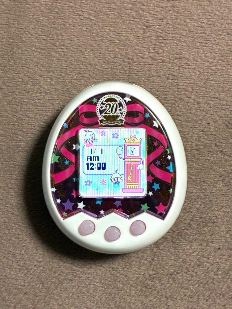 綾*様 20周年記念　たまごっちみくす アニバーサリー　ホワイト　リボン