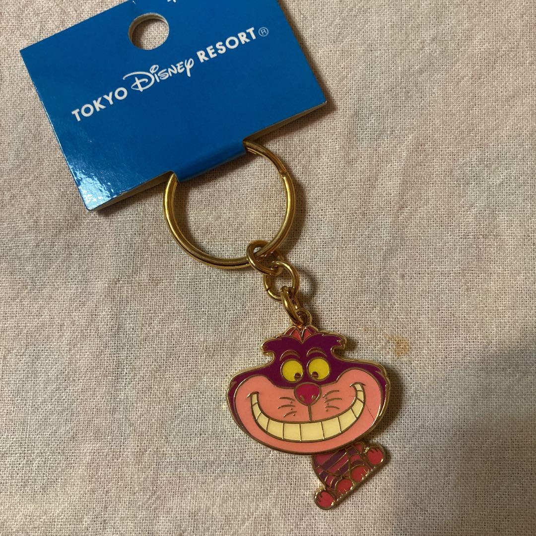 キーホルダー　チェシャ猫　アリス　ディズニーリゾート　新品未使用